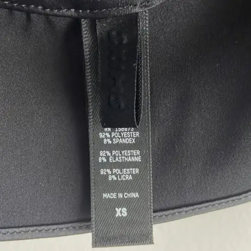 SKIMS NWOT Onyx Black Shine Satin Crop Camisole