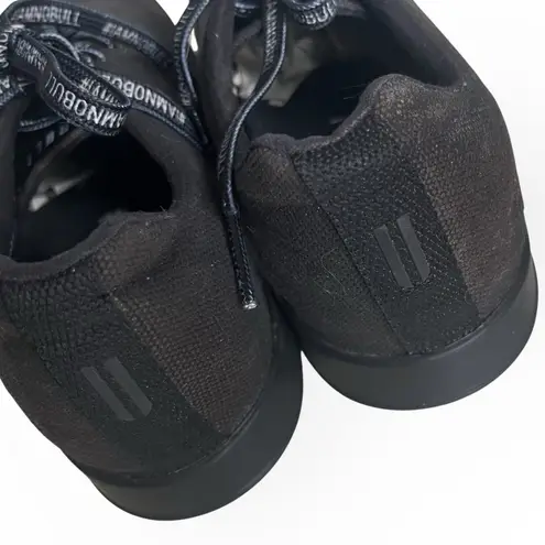 Nobull Black Sneakers Canvas Trainer Low Top Lace Up Mens Size 7.5 Womens Size 9