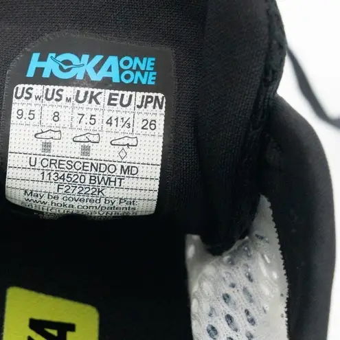Hoka. Crescendo MD Running Spikes Shoes. Black Size 9.5