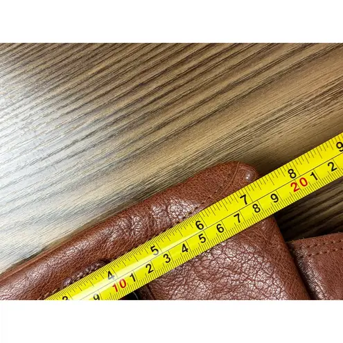 Spikes & Sparrow Leather Belt Bag Waist Pack Cognac Brown Crossbody Utility