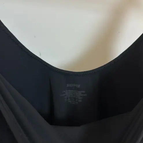 SKIMS Fits Everybody Square Neck Sleeveless Bodysuit in Onyx Black Size Medium