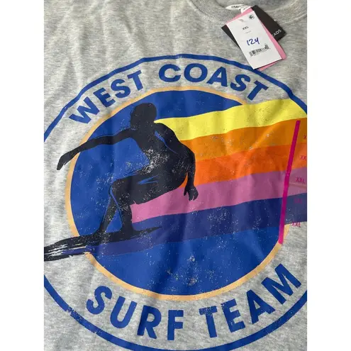 Grayson/Threads West Coast Surf Team Graphic Sweatshirt XXL Gray New Size 2X
