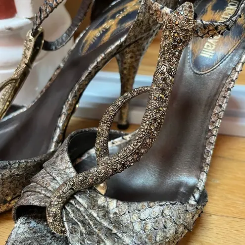 Roberto Cavalli STUNNING SNAKE HEELS