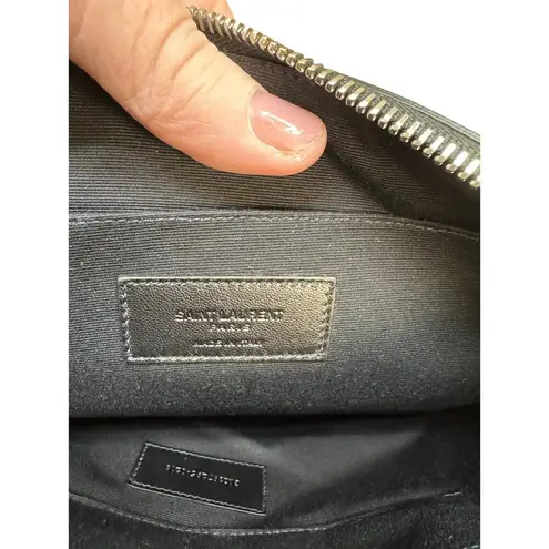 Saint Laurent NIB Studded Leather Portfolio in Black w/Box, Dustbag & COA