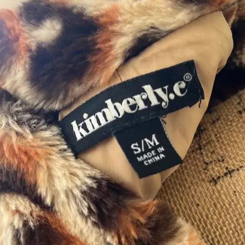 Boutique Leopard Print Faux Fur Coat NWOT