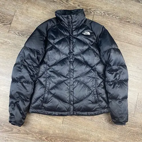 The North Face  Puffer Coat Women Small Full Zip Goose Down 550 Quilted Jacket