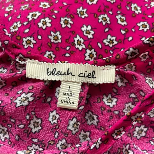 Bleuh Ciel  floral spaghetti strap top