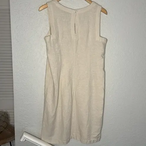 For Cynthia Painted Artsy Linen Dress Boho Sleeveless Artsy Summer Indie Europe Vacation