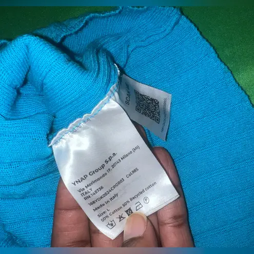 NWT 8 by Yoox Turquoise V