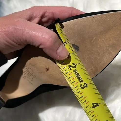 Jasmine Vintage Black Suede Ankle boots Size 7B. C1