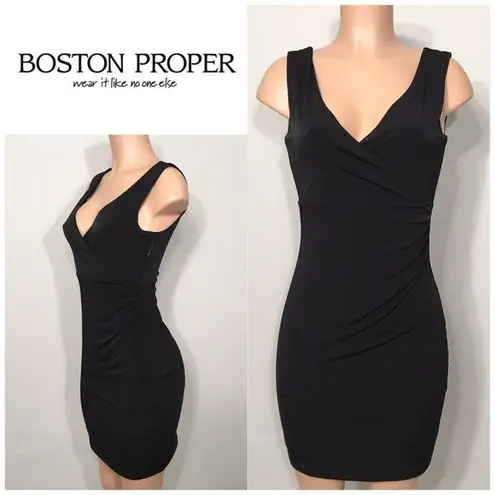 Boston Proper New.  basic black dress. NWOT