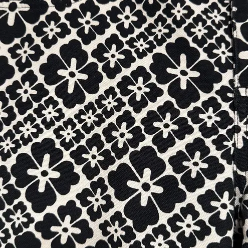 Moschino Vintage  Black and Cream Floral Pants