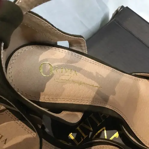 Trixie Block Heel Ankle Strap Platform Sandals Olivia Jaymes Green Size 8.5