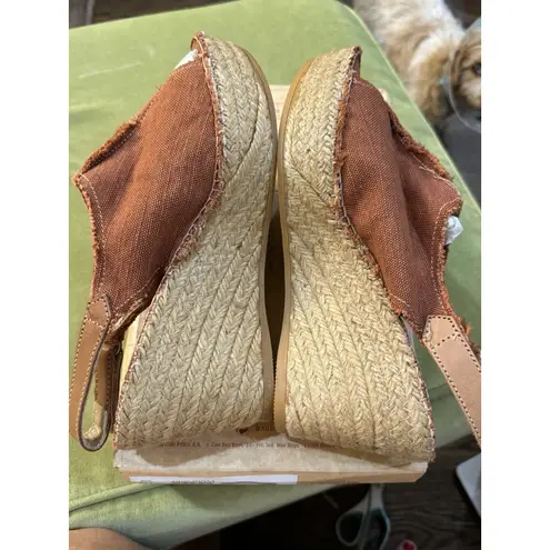 Toni Pons 'Lugano' Espadrille Wedge Sandal (Women) Brandy Size 39 US 8