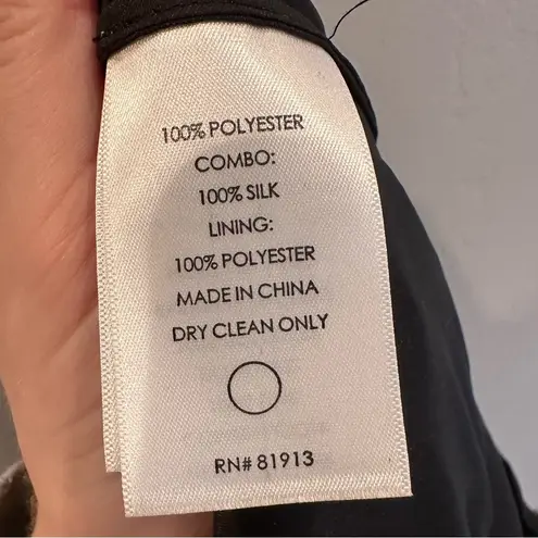 Tracy Reese Anthropologie Black Raffia Circle Lace Midi Skirt Sz 4