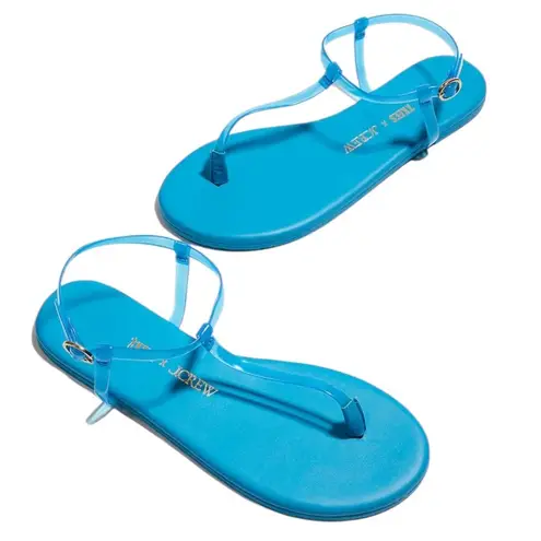 Tkees x JCREW Mallorca Mirage Thong Jelly Strap Sandals Size 7