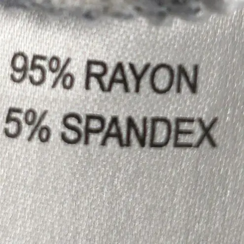 Rose Olive Womens Tunic Top Size 1X Paisley Bohemian Peasant Hipster Relaxed Gray
