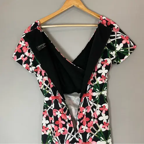 Paper Dolls Dress Floral Sheath Floral Bloom Wedding Guest Summer Faux Wrap Ruch - Image 6