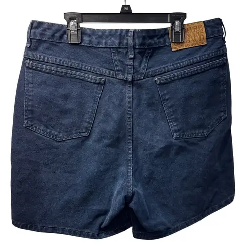 Marithe Francois Girbaud Womens Dark Wash Denim Jean Shorts Size 13 14 Blue