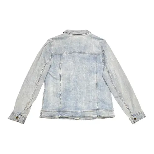 J.Jill Denim Jacket Women’s Size Medium M • Classic Blue Jean Jacket • Excellent