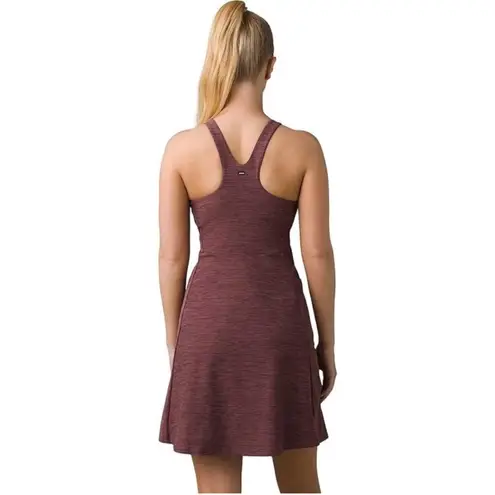 prAna Kimble Sleeveless Strappy Back Athletic Dress in Flannel Heather Sz M NEW