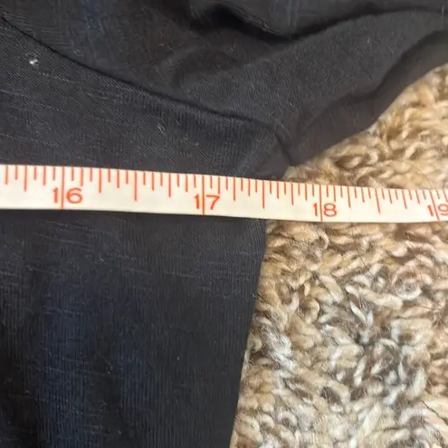 Daniel Rainn Small Black Crochet Cold Shoulder Ruffle Top Boho Whimsigoth m