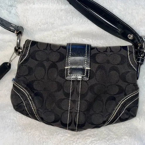 Coach  Vintage Soho Brown & Black Signature Bag