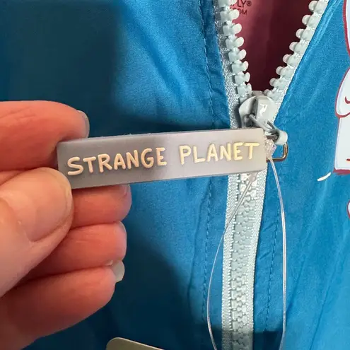 NWT Strange Planet bomber Jacket Windbreaker Sz M Blue Size M