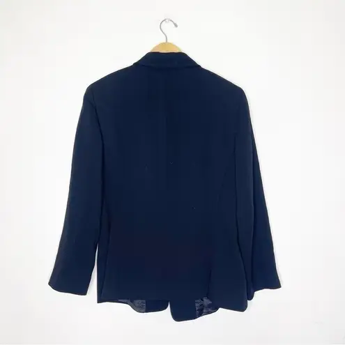 Lafayette 148  New York Black 2 Piece Blazer Skirt Set Size 8