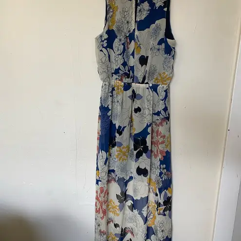 Atmosphere Flowy Blue Floral Flowy High Low Dress Size Small