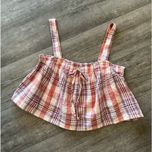 American Eagle  plaid swing cami top 🌸