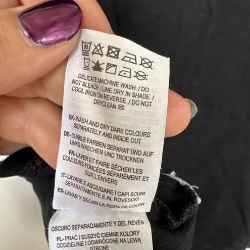 Boden Women's Black Long Sleeve Cotton V