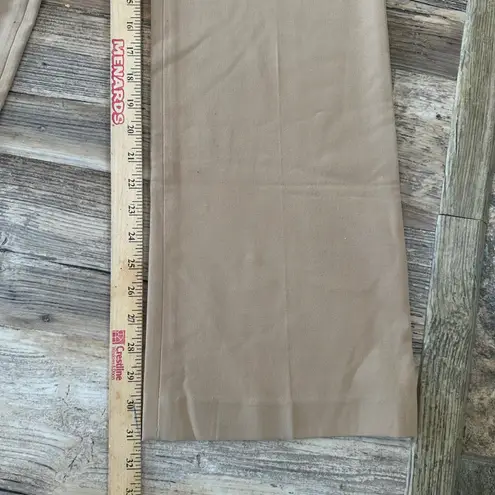 Gloria Vanderbilt Gloria Vanderbilt Womens 12 Stretch Career Pants Bootcut Trousers Khaki Beige