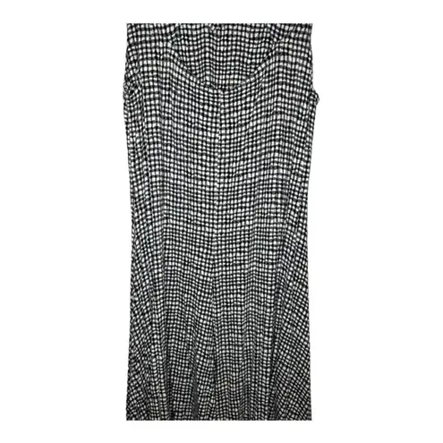 Cynthia Rowley  Women’s Small Black and White Print Sleeveless Dress