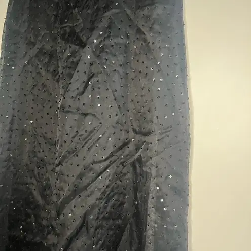 Tahari Vintage Whimsygoth 100% Silk Beaded Skirt