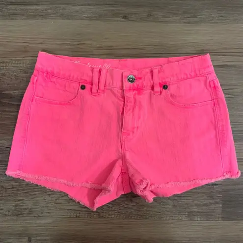 Madewell Hot Pink Denim Shorts Size 24