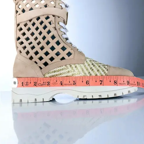 VALENTINA RANGONI Firenze Bree in Sand Shoes Sz 7.5 Rare Designer Boho Unique White