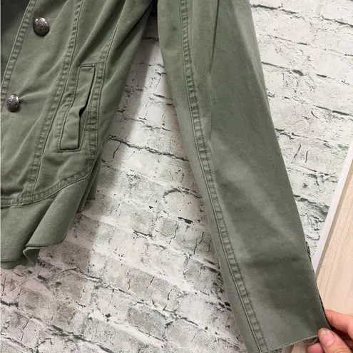 Silver Jeans Feminine Army Green Women's Utility Jacket sz M
