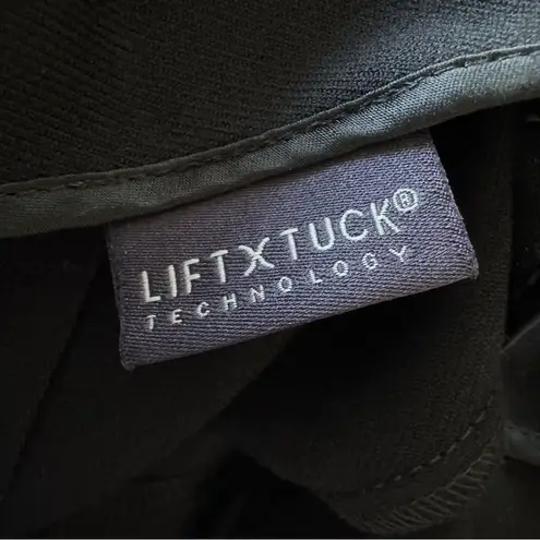 NYDJ Frisco Wide Leg Crop Pants in Black Pleated Size 12