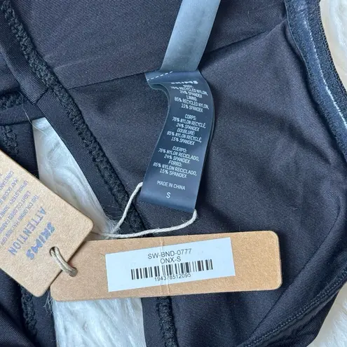 SKIMS Signature Swim Bandeau Bikini Top Onyx Size Small