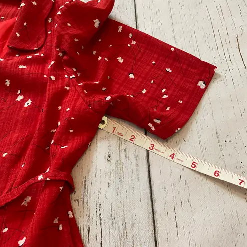 Quanta du Soleil Chili Wrap Dress New Without Tags Red