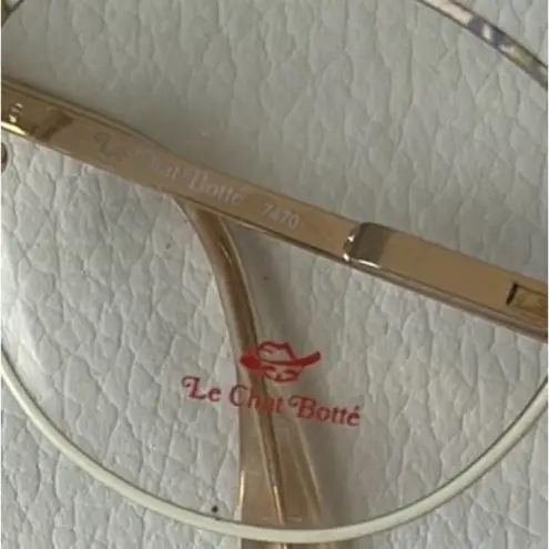 🆕 Le Chat Botte Retro Round Glasses Pink