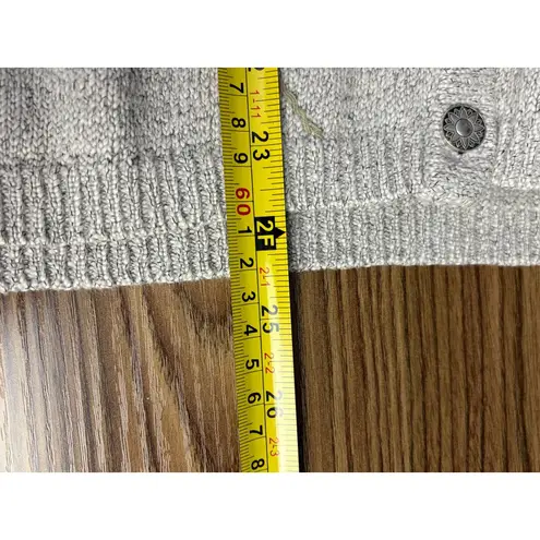 Northern Reflections Vintage Floral Embroidered Cardigan Gray XL Cottagecore