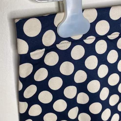 J Crew Factory the pencil skirt with polka dot motif size 0 Blue