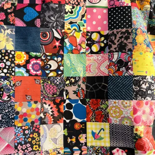 LeSportsac 40th Anniversary Patchwork Tote Bag Multicolor Nylon Bag RARE