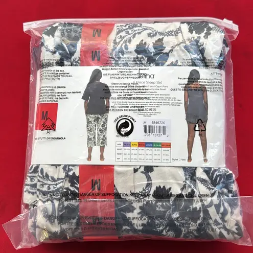 Felina Women's 4-piece PJ Set t-shirt, tank, short, pants