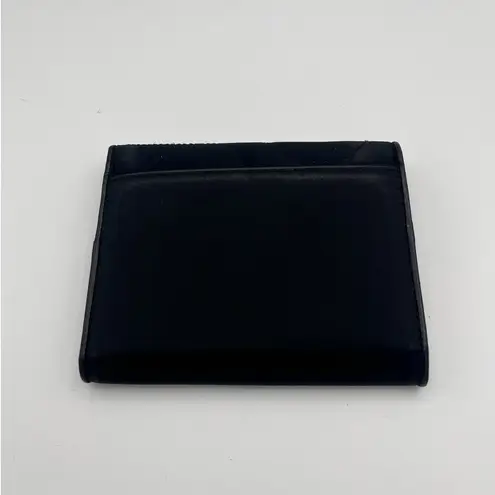 Mont Blanc Women's Snap Front Quilted Wallet Black