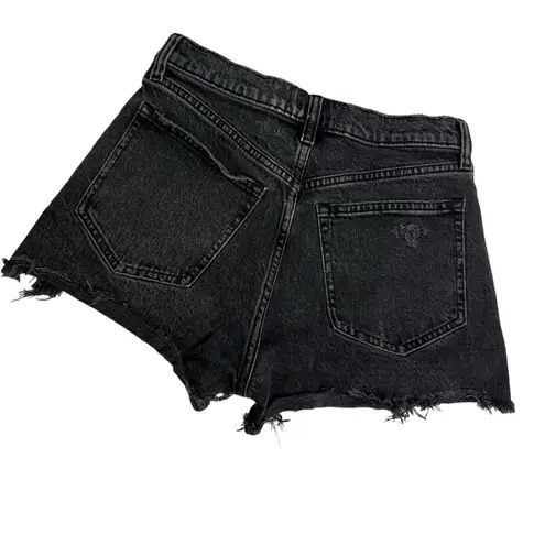 Abercrombie & Fitch  mom Jean shorts black Sz 26 high rise