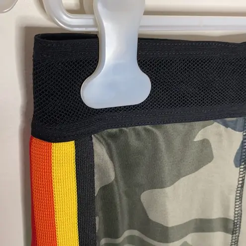 Pam & Gela Excel rainbow stripe biker shorts sz 0