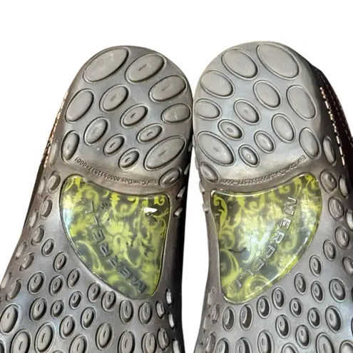 Merrell Bandeau Mary Jane Shoes Womens Size 8 Dark Taupe Brown Suede J46404